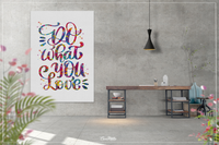 Do What You Love Quote Watercolor Print Typography Friendship Love Wall Art Ispirational Motivational Office Decor Gift Housewarming-1662 - CocoMilla