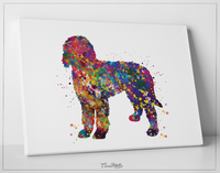 Labradoodle Watercolor Print Labradoodle Doglover Gift Pet Dog Love Puppy Friend Animal Dog Dogart Poster Dog Art Doodle Art Poster-1561 - CocoMilla