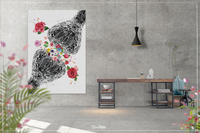 Synapse Receptor Floral Watercolor Print Anatomy Flowers Science Poster Neurology Art Medical Art Brain Wall Art Clinic Office Decor-1335 - CocoMilla