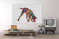 Hungarian Vizsla Dog Watercolor Print Magyar Dog Pet Gift Dog Love Puppy Friend Dog Art Customizable Animal Poster Vizsla Poster Dogart-1451 - CocoMilla