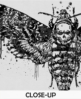 Deaths Head Hawk Moth Watercolor Art Print Totem Animal Wall Art insect collectable Wall Decor insect art Wall Hanging Gothic Dark Decor-836 - CocoMilla
