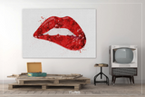 Lips Watercolor Art Print Dental Art Healthy Tooth Smile Lips Office Clinic Dentist Decor Wall Decor Art Home Decor Sexy Wall Hanging-419 - CocoMilla