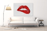 Lips Watercolor Art Print Dental Art Healthy Tooth Smile Lips Office Clinic Dentist Decor Wall Decor Art Home Decor Sexy Wall Hanging-419 - CocoMilla