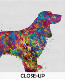 Field Spaniel Dog Watercolor Print Pet Gift Pet Dog Love Puppy Friend Dog Decor Poster Dog Art Dog Wall Art Doglover Gift Animal Poster-1440 - CocoMilla