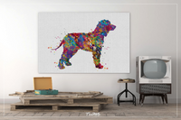 Irısh Water Spaniel Dog Watercolor Print Pet Gift Pet Dog Love Puppy Friend Dog Poster Dog Art Dog Wall Art Doglover Gift Animal Poster-1439 - CocoMilla