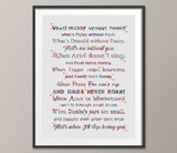 Love Poem Love Quote Watercolor Print Quote Decor Quote Wall Art Motivational Christmas Gift Inspirational Love Wall Decor Wall Hanging-950 - CocoMilla