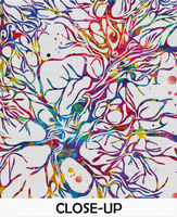 Neural Network Watercolor Print Abstract Medical Art Science Neurology Brain Cell Psychiatry Therapy Art Doctor Poster Neuron Synapses-1474 - CocoMilla