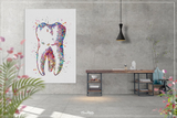 Human Tooth Watercolor Print Tooth Anatomical Art Dental Clinic Decor Art Dentistry Office Science Graduaiton Dentist Gift Doctor Art-305 - CocoMilla