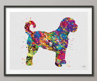 Goldendoodle Watercolor Print Labradoodle Doglover Gift Pet Dog Love Puppy Friend Animal Dog Dogart Poster Dog Art Doodle Art Poster-1579 - CocoMilla