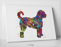 Goldendoodle Watercolor Print Labradoodle Doglover Gift Pet Dog Love Puppy Friend Animal Dog Dogart Poster Dog Art Doodle Art Poster-1579 - CocoMilla