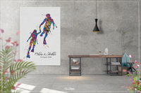 Scuba Diving Couple Watercolor Print Personalised Scuba Diving Couple Print Wall Art Diving Wedding Gift Valentine's Gift Wall Hanging-834 - CocoMilla