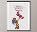 Mother and Child Quote Watercolor Print Mother and Baby Midwifery Gift Boy Girl Family with Kids Motherhood New Mum Baby Shower Nursery-1581 - CocoMilla