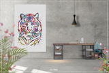 Tiger Face Watercolor Painting Print Archival Fine Art Print For Kids Nursery Art Wall Art Wall Decor Tiger Art Home Decor Wall Hanging-1624 - CocoMilla