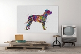 Staffordshire Bull Terrier Watercolor Dog Print Pet Gift Pet Dog Love Doglover Poster Dog Art Bull Terrier Memorial Gift Poster Dog-1622 - CocoMilla