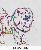 Chow Chow Dog Watercolor Dog Print Chow Chow Art Poster Gift Pet Dog Love Puppy Animal Dog Poster Pet Decor Animal Doglover Dog Art-1486 - CocoMilla