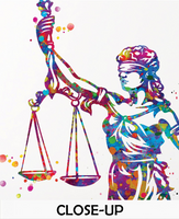 Lawyer Office Decor Watercolor Prints Set of 3 Law Student Gift Pass the Bar Lady Justice Scales Of Justice Gavel Graduation Gift Judge-24 - CocoMilla