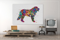 Bernese Mountain Dog Watercolor Print Personelized Memorial Gift Pet Berner Dog Doglover Gift Pet Animal Mountain Dog Poster Dog Art-1594 - CocoMilla