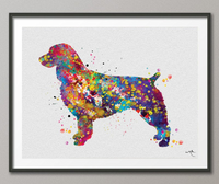 Boykin Spaniel Watercolor Print Dog Print Pet Gift Dog Love Puppy Friend Dog Poster Dog Art Customizable Animal Pet Poster Dog Poster-503 - CocoMilla