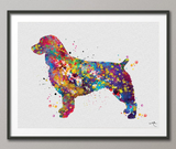 Boykin Spaniel Watercolor Print Dog Print Pet Gift Dog Love Puppy Friend Dog Poster Dog Art Customizable Animal Pet Poster Dog Poster-503 - CocoMilla