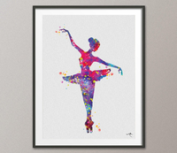 Ballerina Watercolor Print Set, Ballet Art, Dance Studio, Modern Home Decor, Teen Decor, For Girls, Home Decor, Dancer Wall Hanging, Dance - CocoMilla