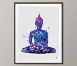 Buddha Yoga Pose Watercolor illustrations Art Print Wall Art Poster Giclee Wall Decor Art Home Decor Wall Hanging [NO 689] - CocoMilla