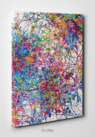 Neural Stem Cells Watercolor Print Abstract Art Medical Art Science Neurology Brain Psychiatry PSI Art Doctor Poster Neuron Synapses-1480 - CocoMilla