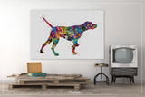 English Pointer Watercolor Print Dog Art Custom Dog Portrait Pet Dog Love Animal Dog Painting Doglover Gift Personelize Decor Poster-1454 - CocoMilla