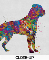 Rottweiler Dog Watercolor Dog Print Rottweiler Poster Gift Pet Dog Love Puppy Friend Animal Dog Poster Dog Art-1398 - CocoMilla