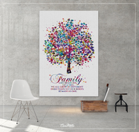 Tree Watercolor Print Family Quote Art Wall Decor Art Home Decor Wall Hanging Nursery Decor Bedroom Decor Tree Roots Housewarming Gift-1166 - CocoMilla