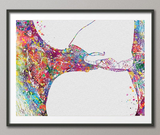 Inner ear Histology Watercolor Print Audiologist Gift Audiology Poster Ear Diagram Anatomical Office Decor Medical Art Histology Art-1150 - CocoMilla