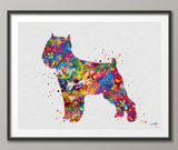Brussels Griffon Watercolor Dog Print Pet Gift Pet Dog Love Friend Dog Brussels Griffon Dog Art Dog Wall Art Doglovers Gift Dog Print-164 - CocoMilla
