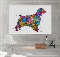 Welsh Springer Spaniel Dog Watercolor Print Pet Gift Pet Dog Love Puppy Friend Dog Decor Poster Dog Art Dog Wall Art Doglover Gift-1441 - CocoMilla