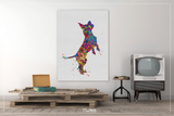 Chihuahua Dog Watercolor Print Chihuahua Playing Poster Gift Pet Dog Love Puppy Friend Animal Doglover Poster Decor Animal Art Dog Art-1508 - CocoMilla