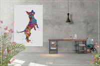 Chihuahua Dog Watercolor Print Chihuahua Playing Poster Gift Pet Dog Love Puppy Friend Animal Doglover Poster Decor Animal Art Dog Art-1508 - CocoMilla