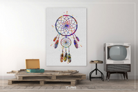 Dreamcatcher Art Watercolor Print Wedding Gift Archival Fine Art Print Children's Wall Art Wall Decor Art Home Decor Wall Hanging No 347 - CocoMilla