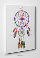 Dreamcatcher Art Watercolor Print Wedding Gift Archival Fine Art Print Children's Wall Art Wall Decor Art Home Decor Wall Hanging No 347 - CocoMilla
