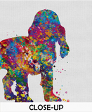 English Cocker Spaniel Puppy Dog Art Watercolor Print Cocker Gift Pet Dog Lover Pet Art Dogart Abstract Canvas Dog Art Poster Dog Art-1517 - CocoMilla