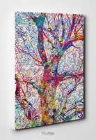 Tree Branch Watercolor Print Nature Tree Branches Forest Painting Housewarming Gift Office Wedding Gift Home Decor Wall Art Wall Hanging-910 - CocoMilla