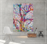 Tree Branch Watercolor Print Nature Tree Branches Forest Painting Housewarming Gift Office Wedding Gift Home Decor Wall Art Wall Hanging-910 - CocoMilla