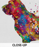 Bloodhound Dog Watercolor Print Dog Lovers Gift Dog Art Print Animal Lover Nursery Wall Art Wall Decor Art Home Decor Wall Hanging-1246 - CocoMilla
