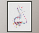ENT Doctor Ear Nose Throat Watercolor Print Student Graduation Doctor Art Clinic Decor Doctor Medical Art Medical Office Surgery Doctor-84 - CocoMilla