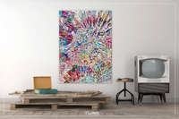 Streptococcus Bacteria Watercolor Print Immunology Doctor Medical Art Medical Office ear nose throat Doctor Gift ENT Microbiology Decor-316 - CocoMilla