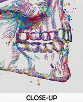Tooth Anatomy Watercolor Print Teeth Anatomy Art Vintage Art Dental Clinic Decor Art Dentistry Student Surgery Dentist Gift Doctor Art-570 - CocoMilla
