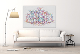 Neural Network 3 Watercolor Print Abstract Medical Art Science Neurology Brain Psychiatry Therapy Art Doctor Poster Neuron Synapses-1218 - CocoMilla