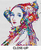 Ada Lovelace Watercolor Print Mathematician Programming Pioneer Computer Science Technology Art Nerdy Gift Student Gift -1494 - CocoMilla