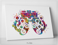 Phoropter Optometry Tool Watercolor Print Optometrist Gift Optician Poster Eye Doctor Art Medical Art Ophthalmology Eye Clinic Art Decor-724 - CocoMilla