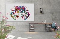 Phoropter Optometry Tool Watercolor Print Optometrist Gift Optician Poster Eye Doctor Art Medical Art Ophthalmology Eye Clinic Art Decor-724 - CocoMilla
