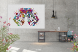 Phoropter Optometry Tool Watercolor Print Optometrist Gift Optician Poster Eye Doctor Art Medical Art Ophthalmology Eye Clinic Art Decor-724 - CocoMilla