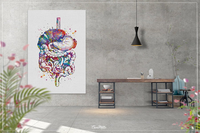 Digestive Tract Watercolor Print Human Organs Gastrointestinal Tract Clinic Decor Art Student Graduaiton Gift Medical Doctor Art Gift-1258 - CocoMilla