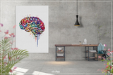 Brain Anatomy Watercolor Print Medical Art Science Art Wall Decor Wall Art Neurology Human Brain Doctor Gift Science Poster Wall Hanging-428 - CocoMilla